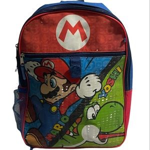 Super Mario TM‎ & 2018 Nintendo backpack zipper 2 Compartment